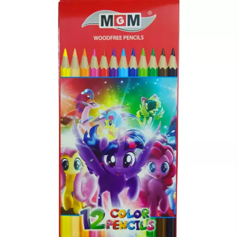 مداد رنگی 12 رنگ ام جی ام