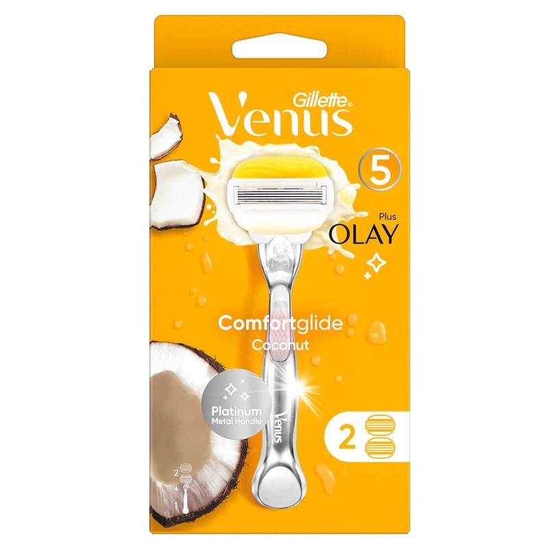 خودتراش ونوس زنانه 5 تیغ ژیلت اولای مدل Gillette Venus Olay Plus