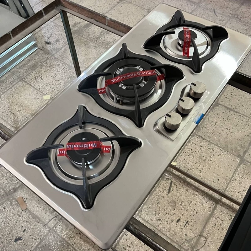 گاز استیل اریکسان مدل سه شعله پادیسانی ترموکوبل (پس کرایه)