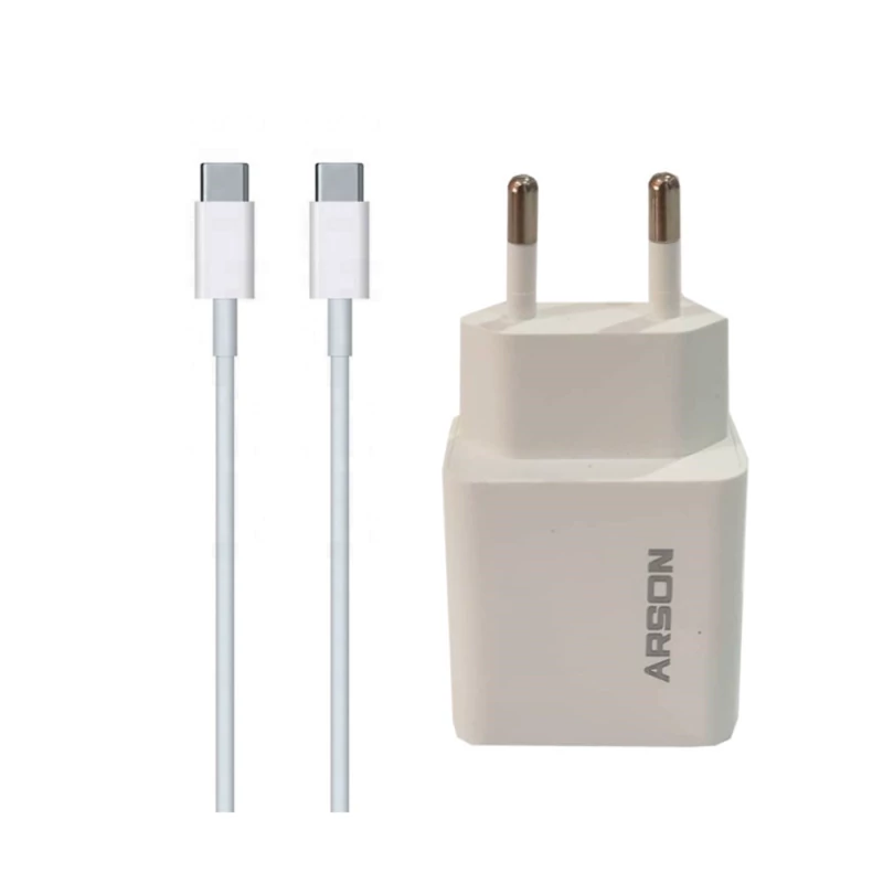 شارژر دیواری آرسون مدل AN-W20W به همراه کابل usb-c