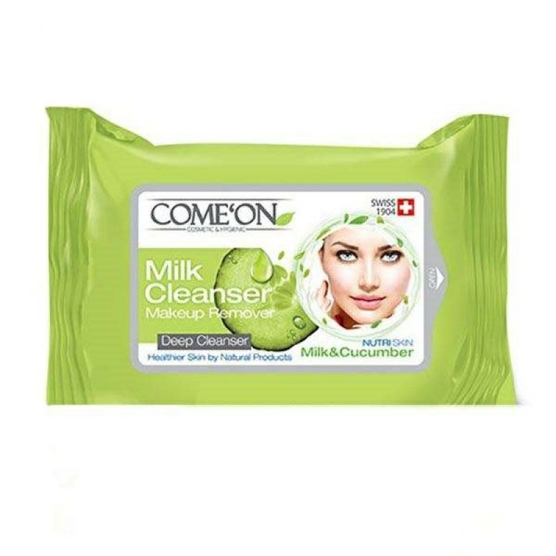 دستمال مرطوب تخصصی شیر پاک کن کامان 20 برگی
