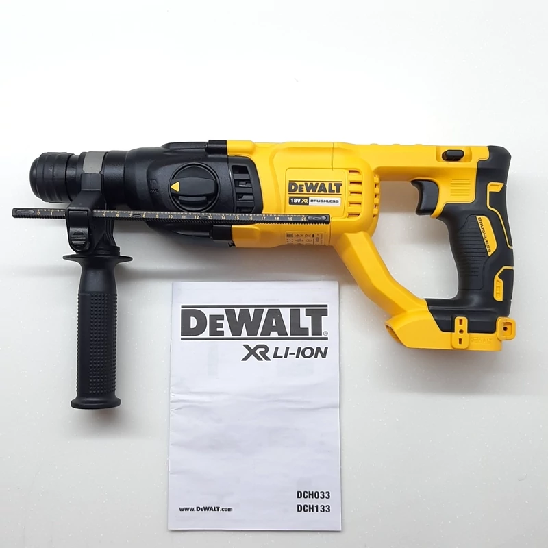 دریل بتن کن 4شیار شارژی دیوالت مدل dch133 تنه خالی با جعبه Tstak 