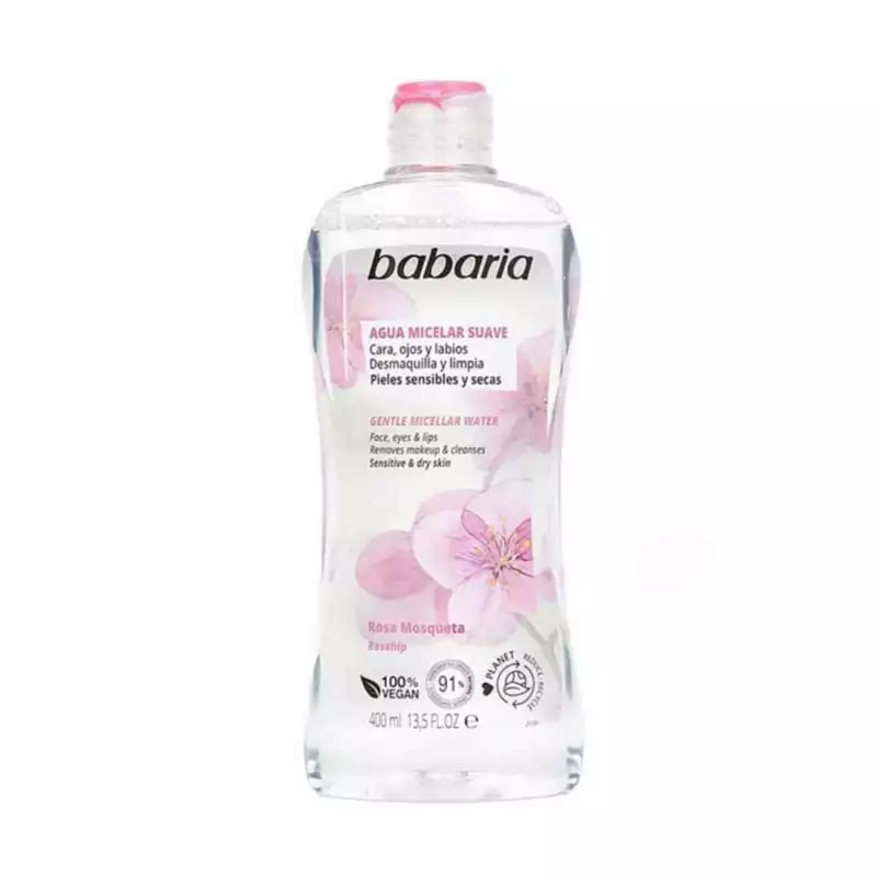 میسلار واتر باباریا مدل ROSEHIP مناسب پوست خشک و حساس 400 میل