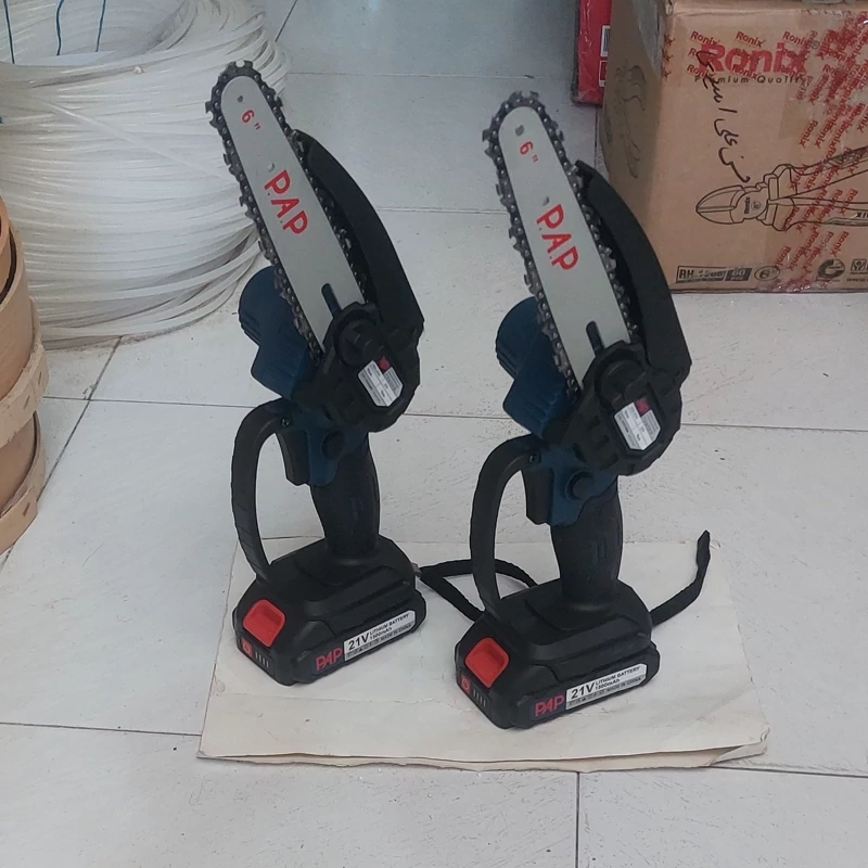 اره زنجیری شارژی 15 سانت 21 ولت پی ای پی PAP مدل CCS-2141 (12 ماه گارانتی)