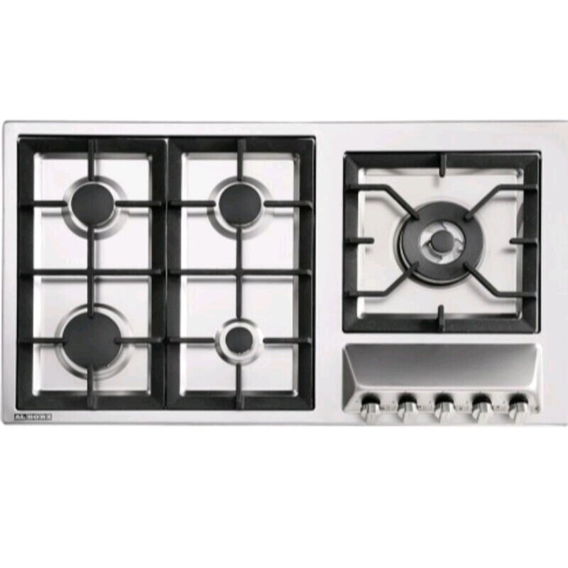 اجاق گاز پنج شعله مدل S5909 استیل البرز (پس کرایه)