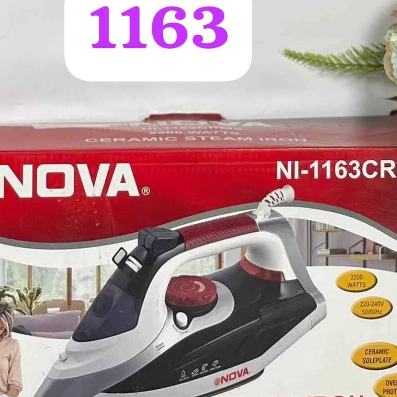 اتو بخار نوا مدل1163(حتما قبل از ثبت سفارش موجودی بگیرید)