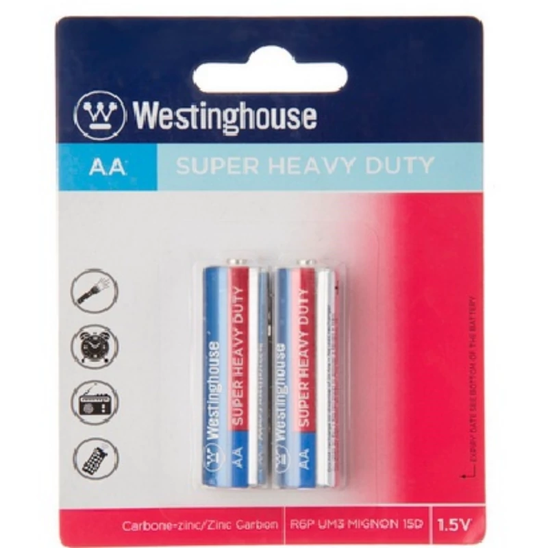 باتری قلمی (AA) وستینگهاوس Super Haevy Duty(2عددی)