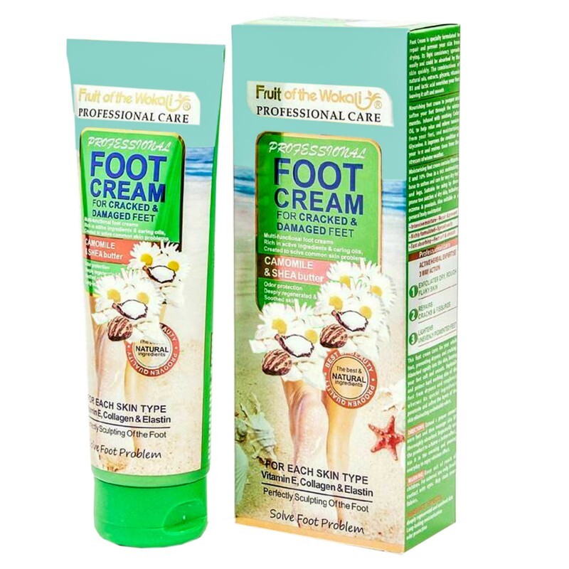 کرم رفع ترک پا وکالی با عصاره بابونه و شی باتر 130 میل