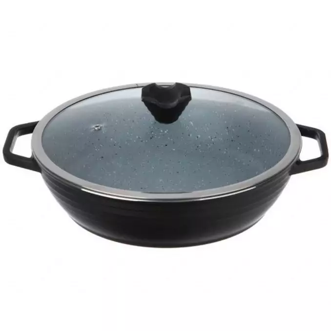 تابه درب دار عروس مدل کلاسیک خطی سایز 24