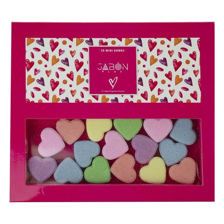 کوکتل مانیکور ژبن پلاس مدل Heart وزن 210 گرم بسته 30 عددی