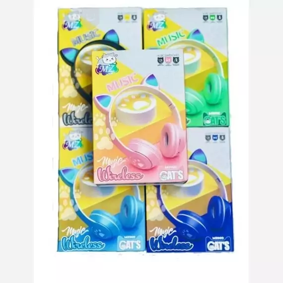 هدفون بلوتوثی گربه ای MZ003