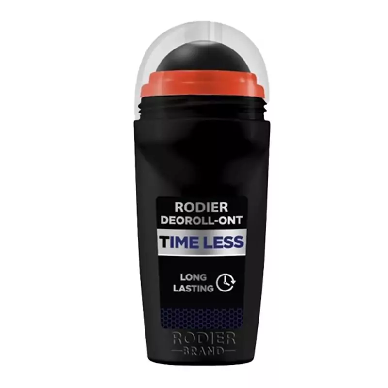 مام رول ضد تعریق مردانه رودیر Time Less حجم 50 میلی لیتر  مام رودیر مشکی