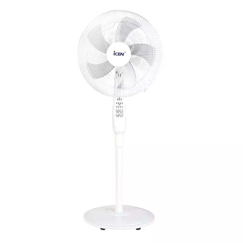 پنکه سه حالته آیسن ICEN مدل IE-F871 دارای سه حالت ایستاده،رومیزی و دیواری،دارای ریموت کنترل جهت اعمال تنظیمات از راه دور