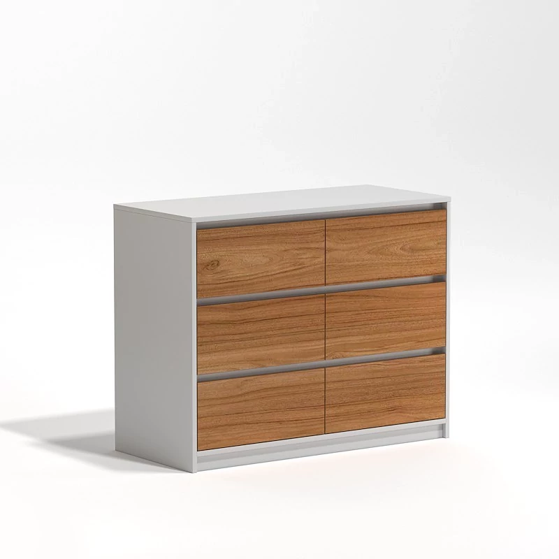 دراور 6 کشو پا سنگی مدل DR-303 تمام ام دی اف درجه یک(هزینه ارسال به عهده مشتری) (پس کرایه)