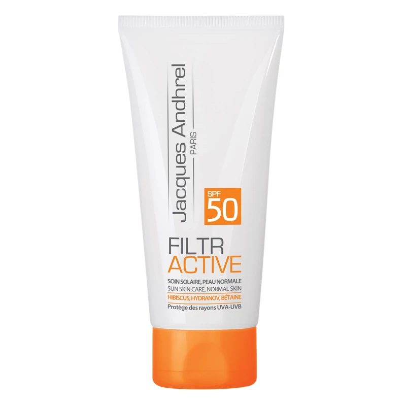 کرم ضد آفتاب ژاک آندرل پاریس مناسب پوست خشک و معمولی فاقد رنگ +SPF50
