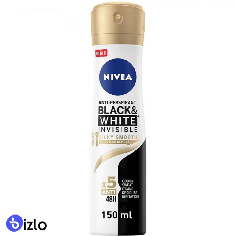 اسپری ضدتعریق نیوا زنانه مدل SILKY SMOOTH(آلمان) اورجینال حجم 150 میل