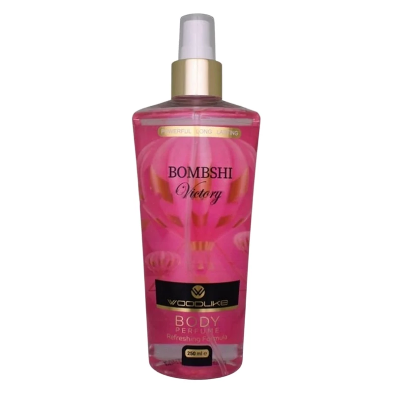 بادی اسپلش زنانه وودلایک مدل BOMBSHI حجم 250 میلی لیتر