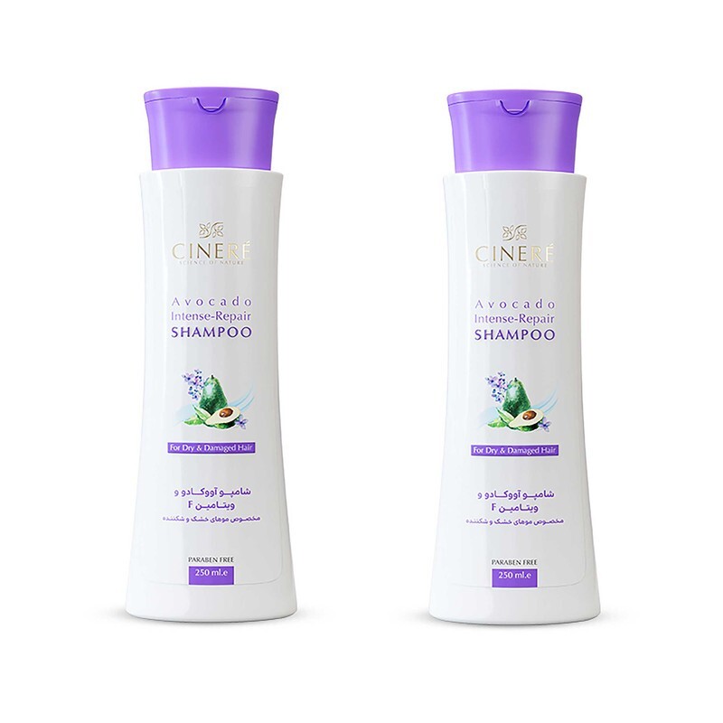 شامپو سینره آواکادو موهای خشک و شکننده پک 2 عددی