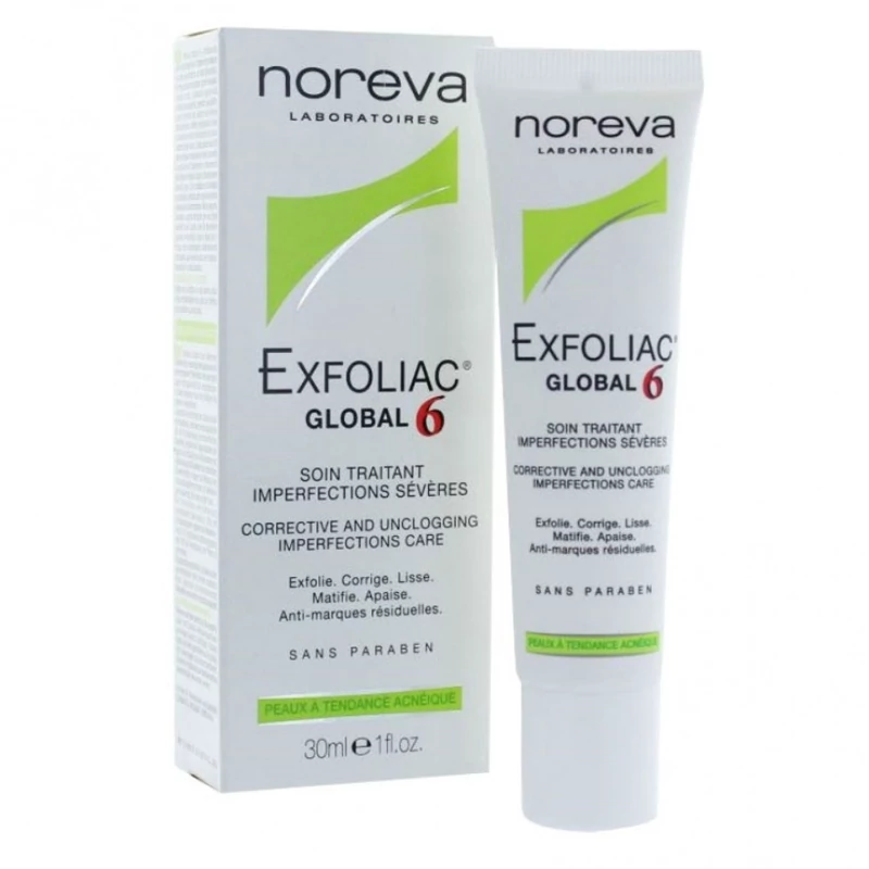 کرم ضد جوش نوروا مدل گلوبال 6 حجم 30 میلی لیتر