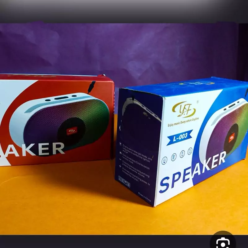 اسپیکر شارژی مدل L003 رم خور فلش خوررقص نور