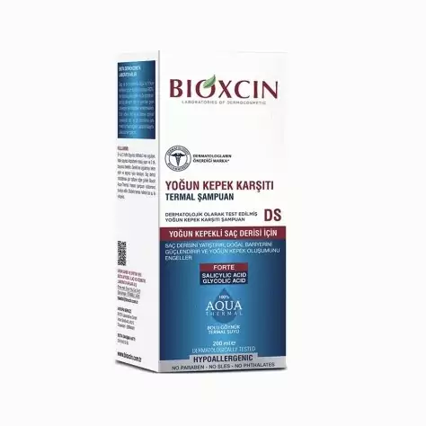شامپو ضد شوره قوی بیوکسین مدل Aqua Thermal مناسب انواع مو 200 میل