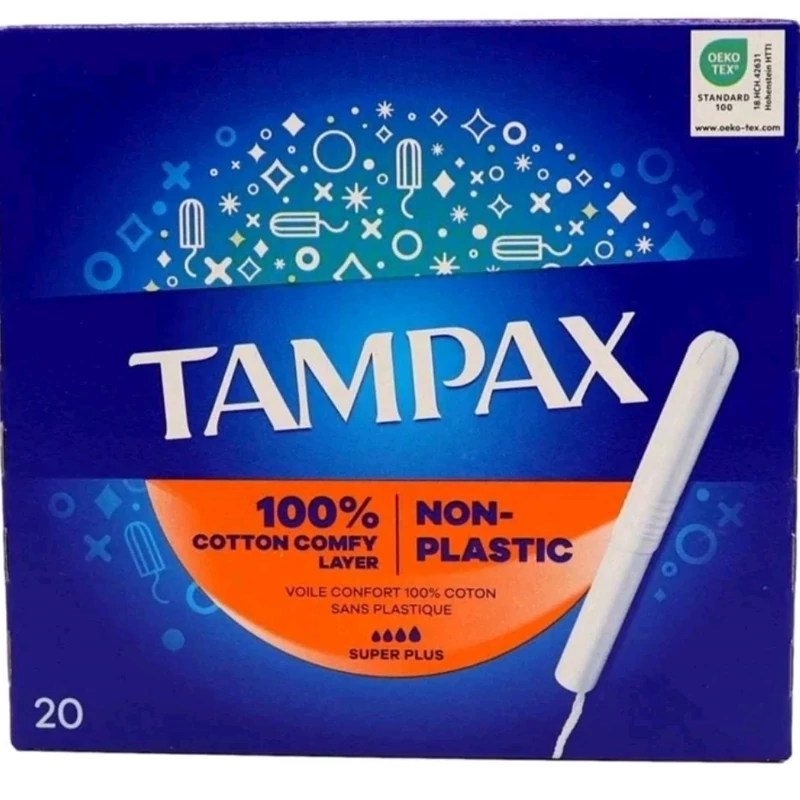 تامپون تامپکس مدل Super Plur بسه 20 عددی