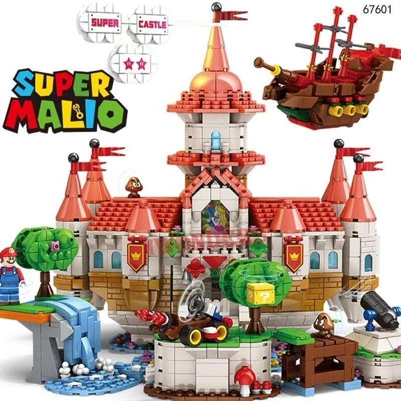 لگو قلعه سوپر ماریو 2614 قطعه مدل LQS 67601 Super Mario