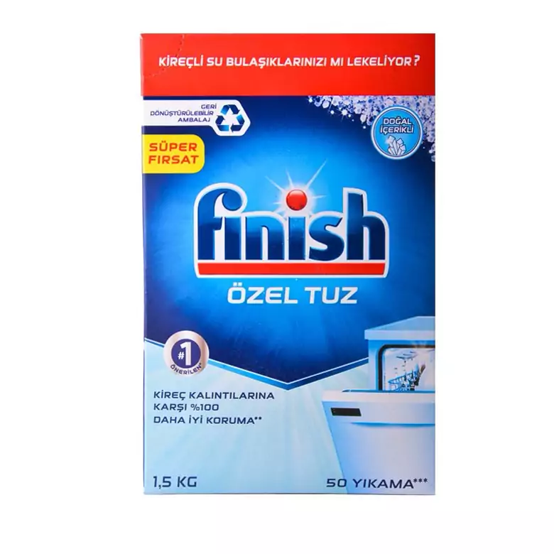 نمک ماشین ظرفشویی مدل ozel tuz فینیش وزن 1.5 کیلوگرمی