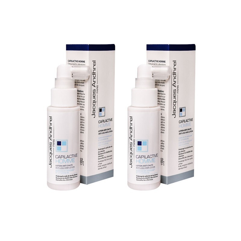 لوسیون ضد ریزش مو ژاک آندرل پاریس مدل CAPILACTIVE حجم 60 میلی لیتر مجموعه 2 عددی