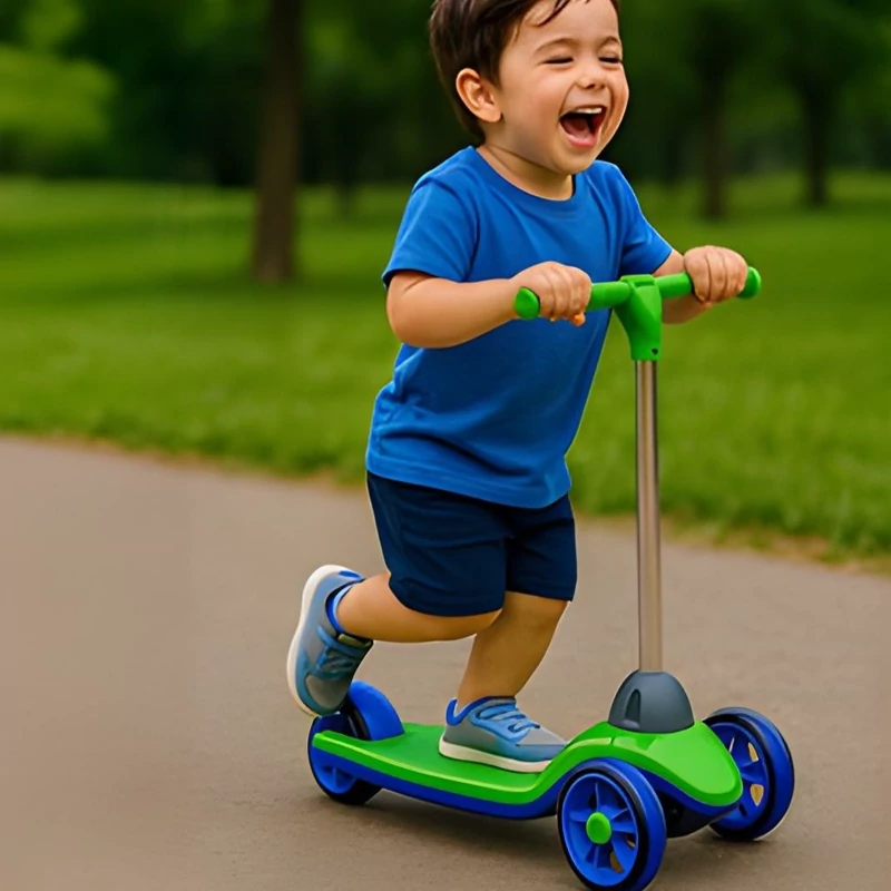 اسکوتر بچه گانه سه چرخ تعادلی مدل باب با تحمل وزن بالا
