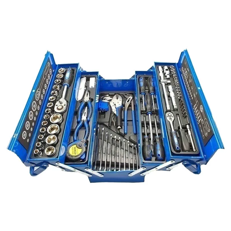 جعبه ابزار و بکس 85 عددی صنعتی BOSS مدل باس تکنولوژی آلمان 3طبقه تمام فلزی مجزا و کامل VIP