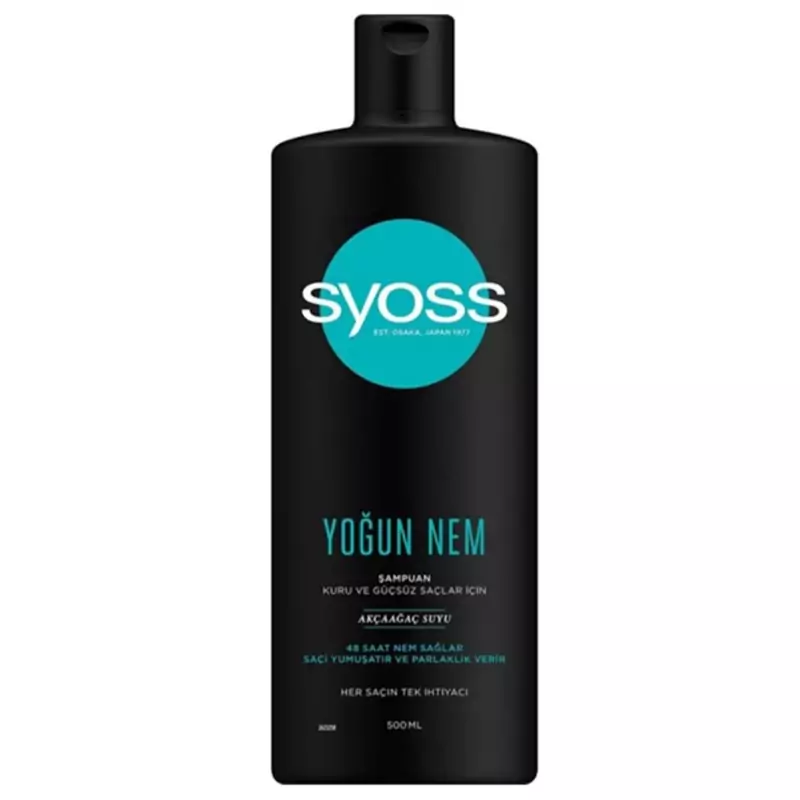 شامپو سایوس مدل Yogun Nem مناسب موهای خشک و ضعیف 500 میل
