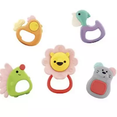 جغجغه دندانگیر 5 عددی هولی تویز E318A