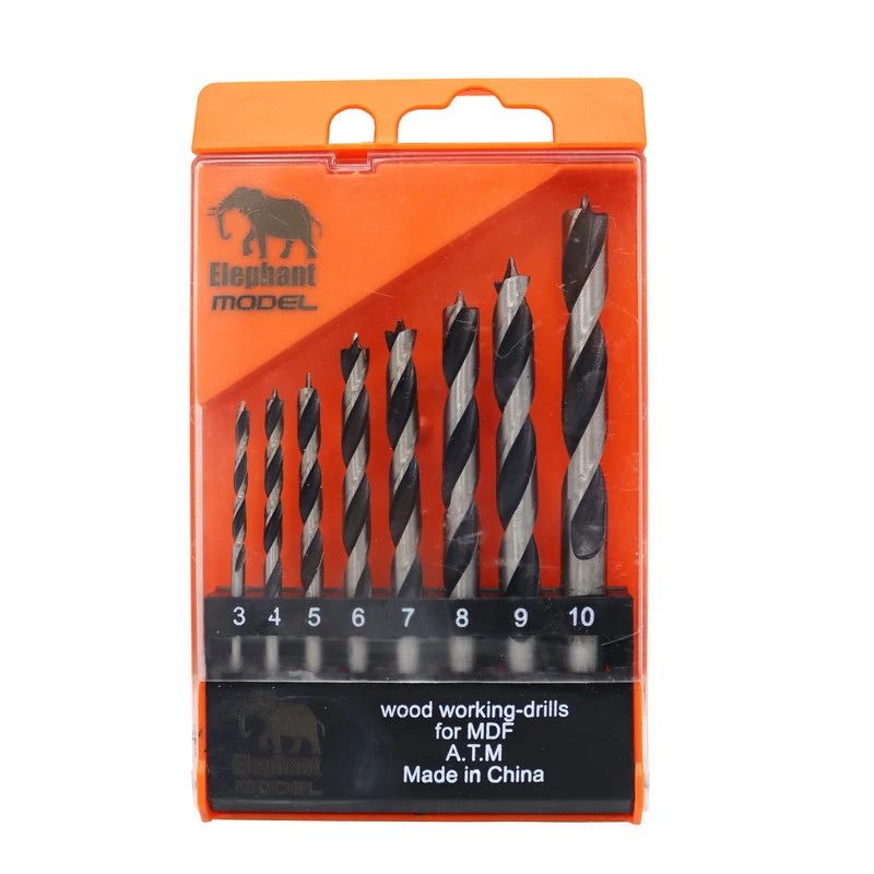 مته چوب مدل الفنت کد YP-08 سایز 3-10 میلیمتر مجموعه 8 عددیمدل 1