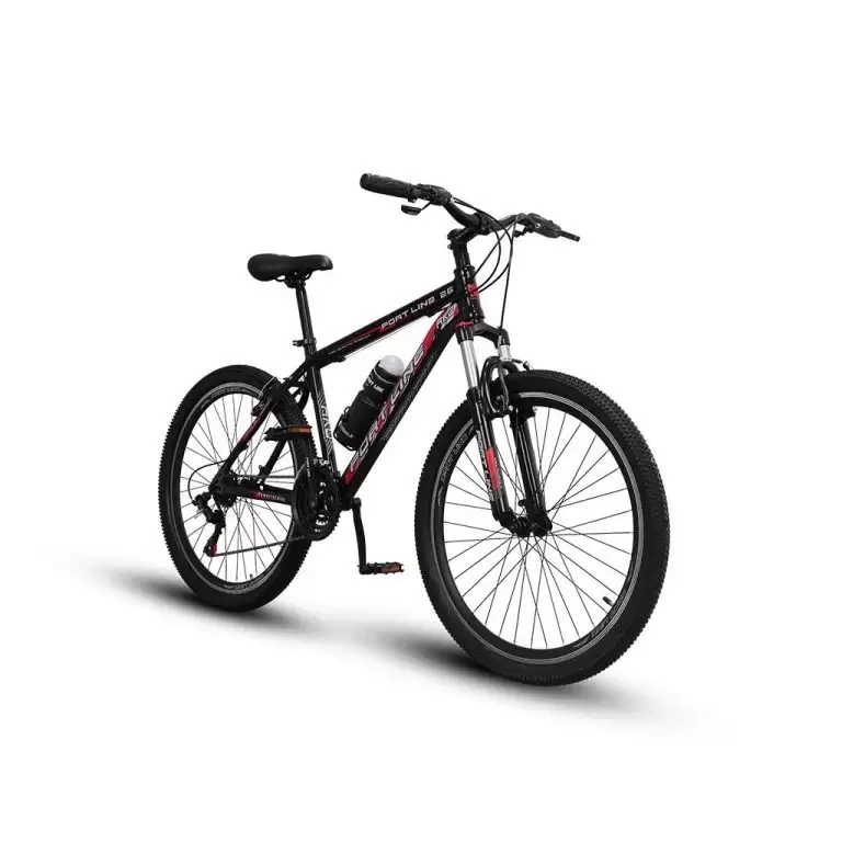 دوچرخه پورت لاین مدل آکو سایز 26 مشکی 