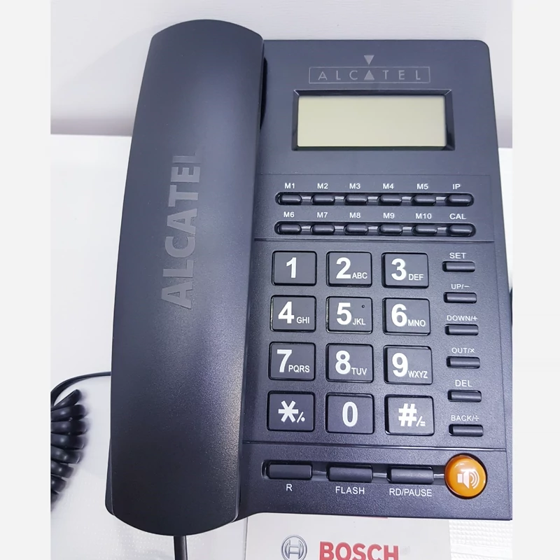 گوشی تلفن ثابت رنگ مشکی کالر ای دی دار کیفیت عالی مدل Noise less 3