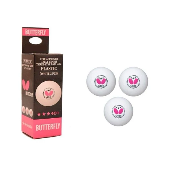 توپ پینگ پنگ باترفلای مدل 3 ستاره(Butterfly) بسته 3 عددی کد24