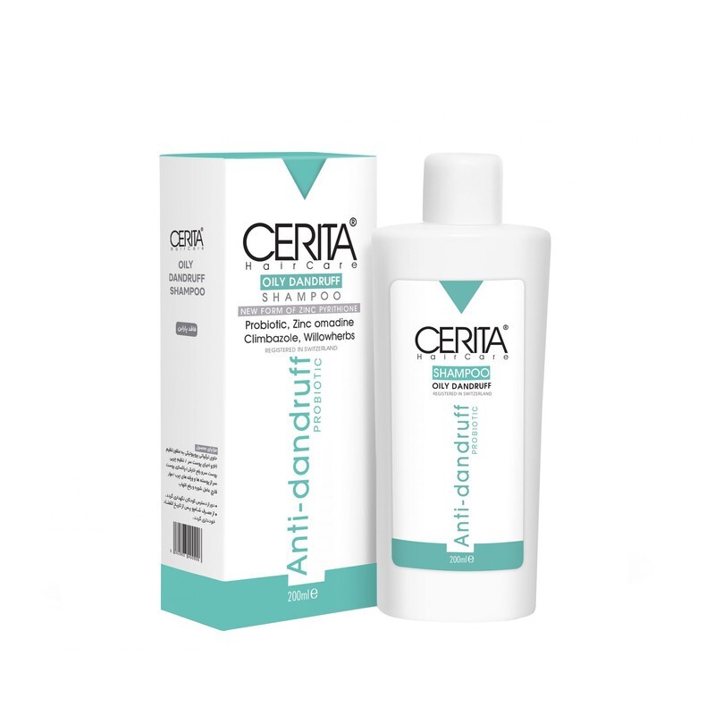 شامپو ضد شوره مو سریتامدل Oily Dand ruff مناسب برای موهای چرب حجم 200 میلی لیتر