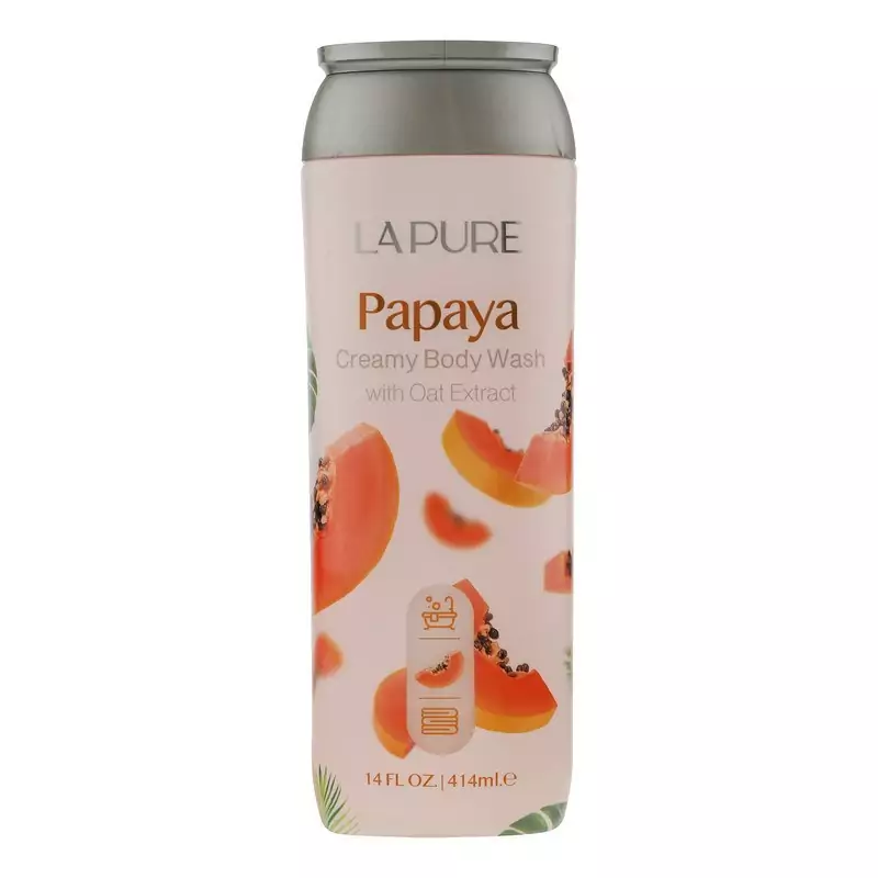 شامپو بدن کرمی مدل پاپایا 414 میلی لیتری لپیور