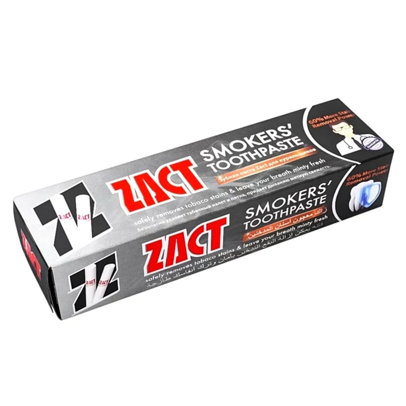 خمیر دندان زاکت مخصوص افراد سیگاری ZACT Smoke
