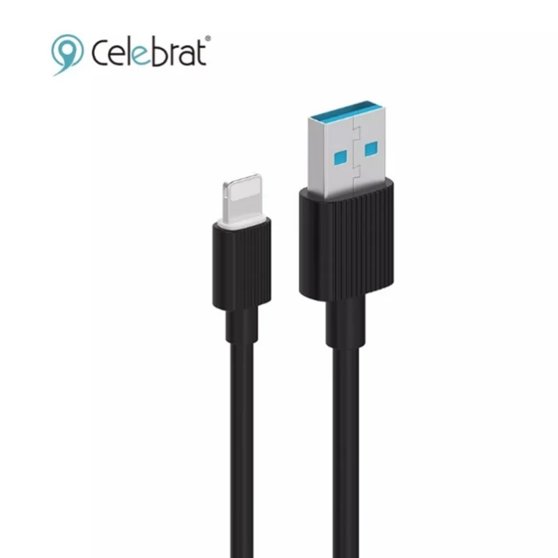 کابل تبدیل USB به لایتنینگ (کابل شارژ آیفونی) سلبریت مدل CB-09i طول 1 متر