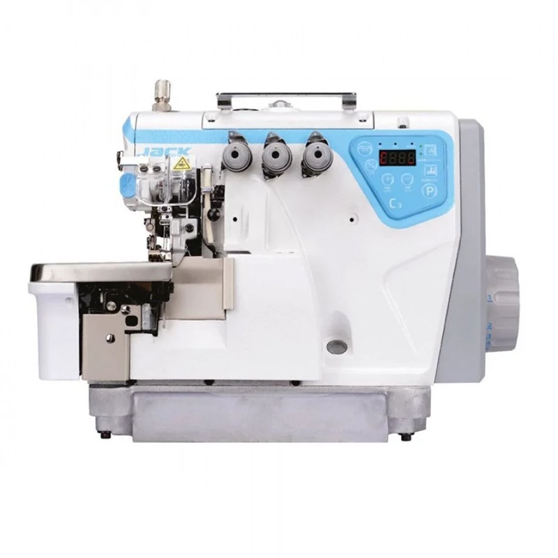 چرخ خیاطی سردوز زیگزال سه نخ جک فول کامپیوتری مدل C4-3 آکبند (پس کرایه)