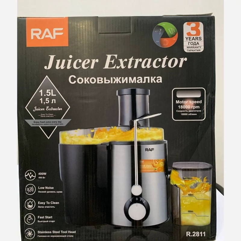 آبمیوه گیر قدرتمند 800 وات راف مدل R.2811