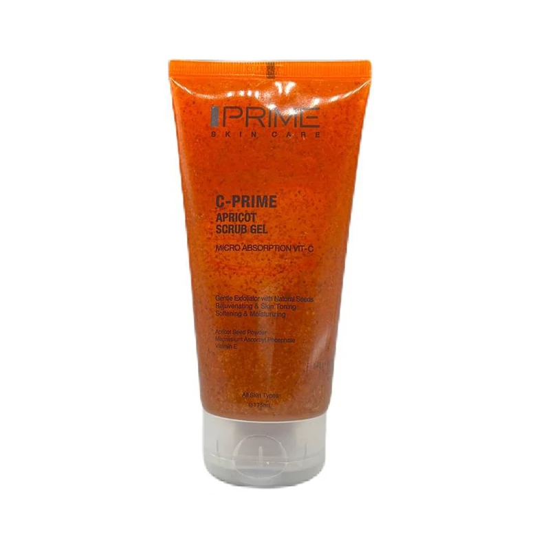 اسکراب لایه بردار پوست پرایم مدل زردآلو پریم