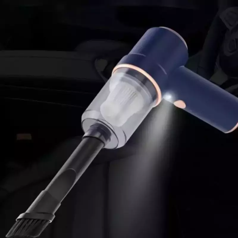 جاروشارژی 3کاره خودرو و منزل، هم مکنده و هم دمنده، مکش عالی، دارای کابل تایپ C