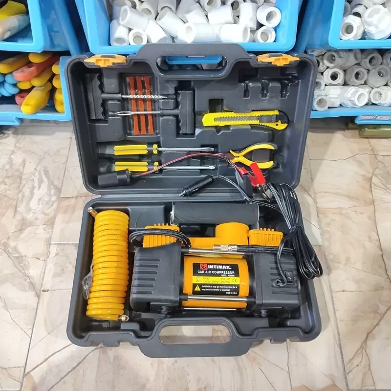 پمپ باد فندکی دو سیلندر اینتیمکس مدل 13002(پس کرایه با تیپاکس و چاپار)