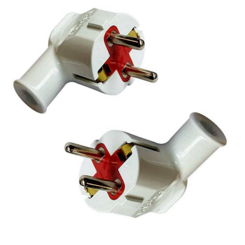 دوشاخه برق پارت الکتریک مدل 0796 بسته 2 عددی ( پس کرایه )