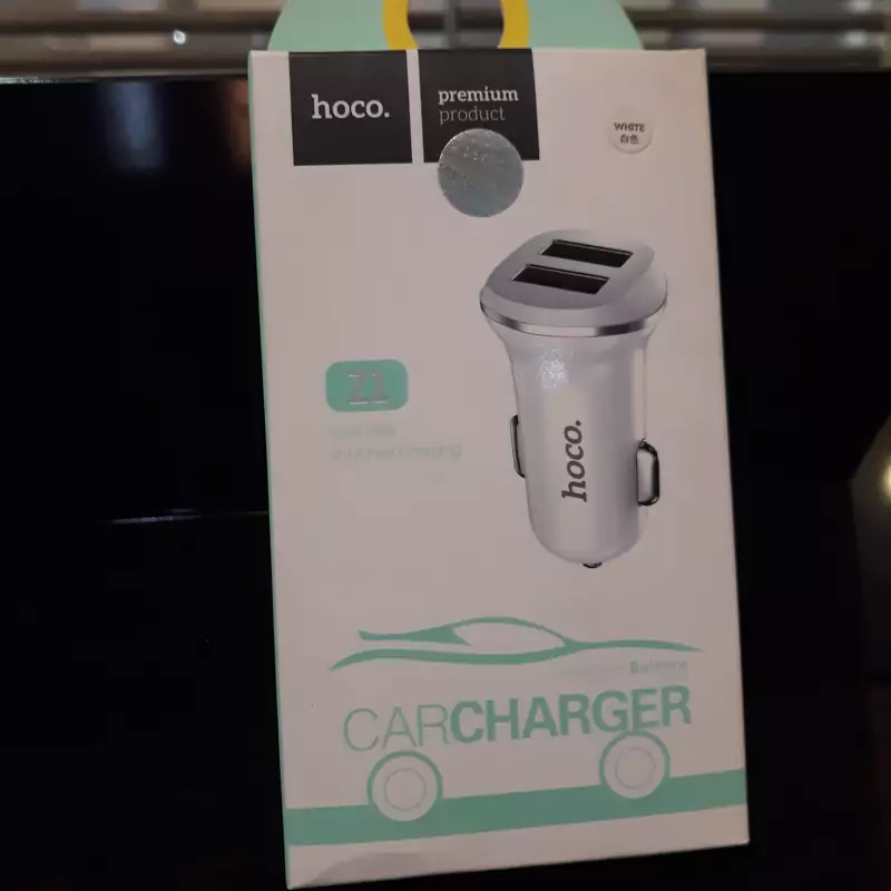 شارژر فندکی هوکو مدل Z1  با کابل شارژ آیفون