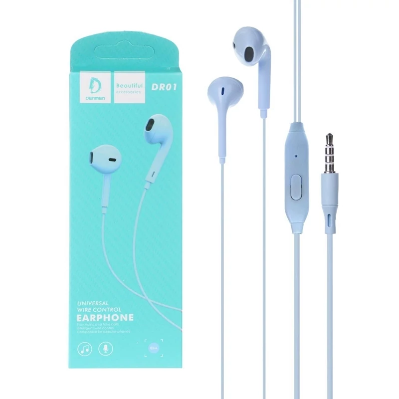 هندزفری با سیم هندزفری باسیم DENMEN مدل DR01