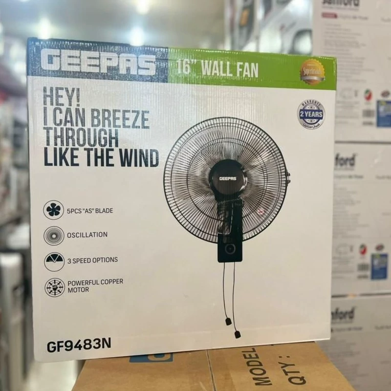 پنکه دیواری جیپاس با دوسال ضمانت 

